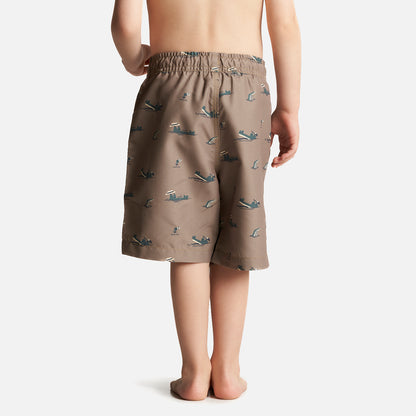 Traje de Baño Niño Aqua Swimwear Print Taupe Lippi