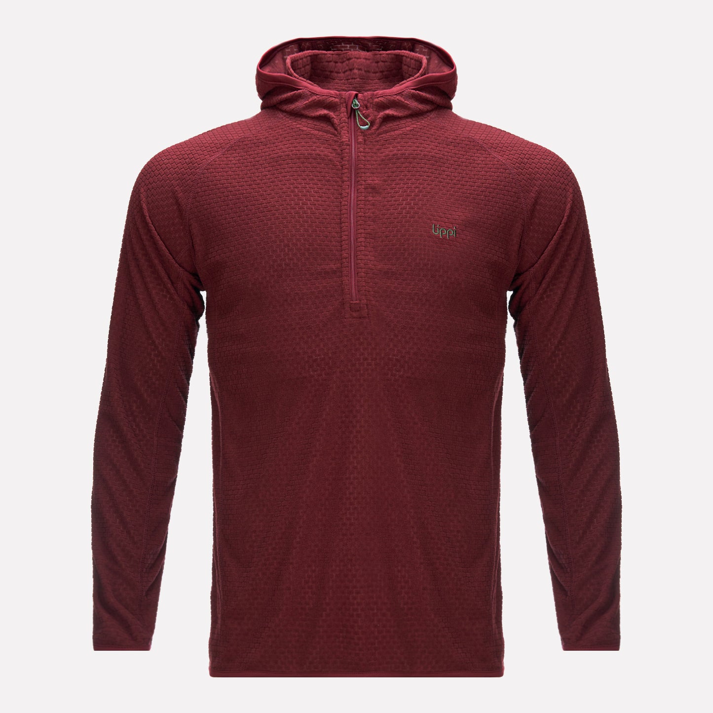 Poleron Hombre Jacaranda Nano-F 14 Zip Hoody Vino Lippi