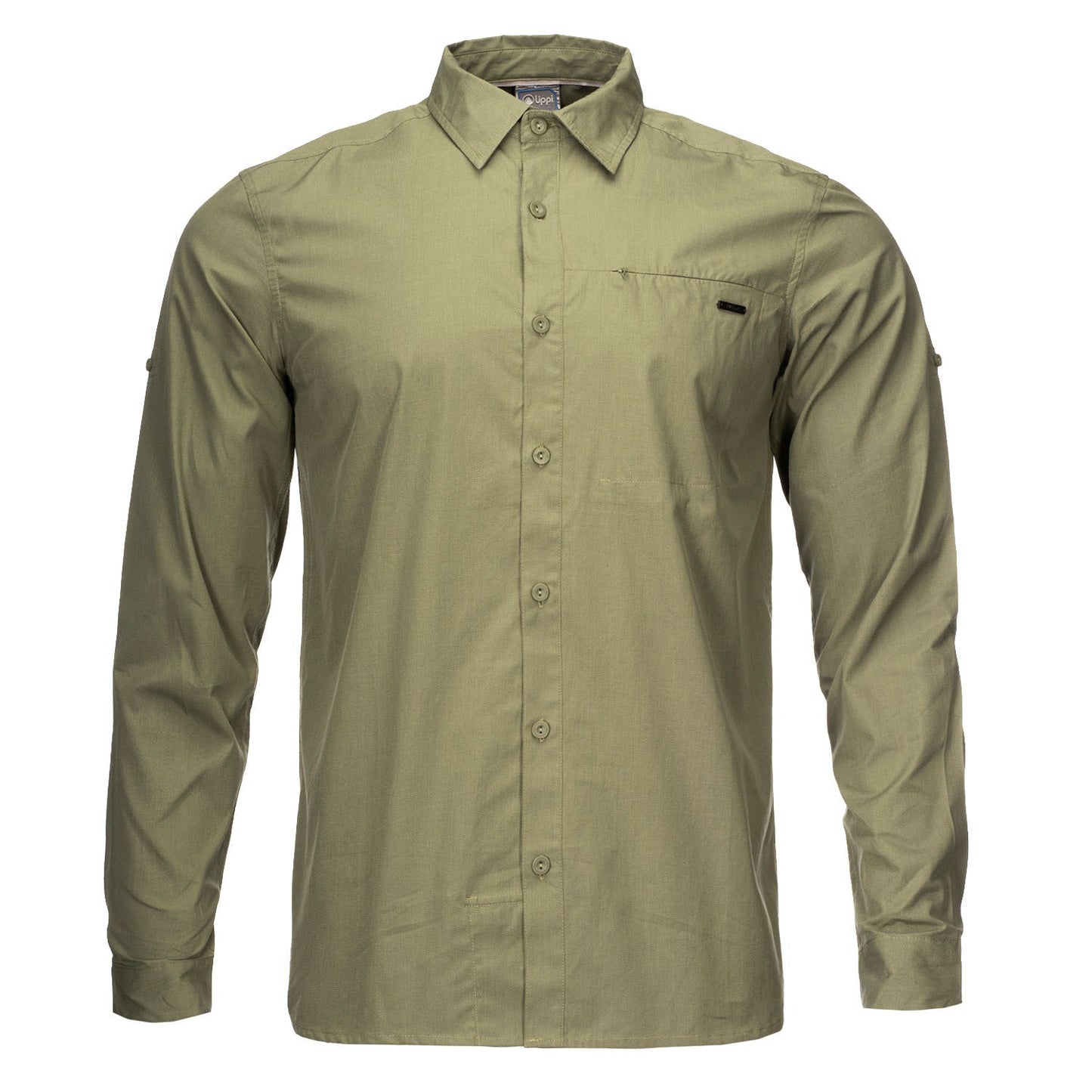 Camisa Hombre Alloy Long Sleeve Shirt Melange Verde Lippi