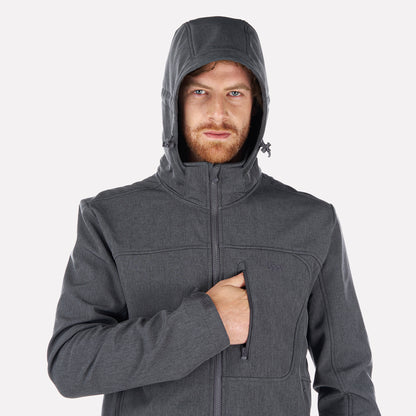 Chaqueta Hombre Macaya Softshell Hoody Jacket Melange Grafito Lippi