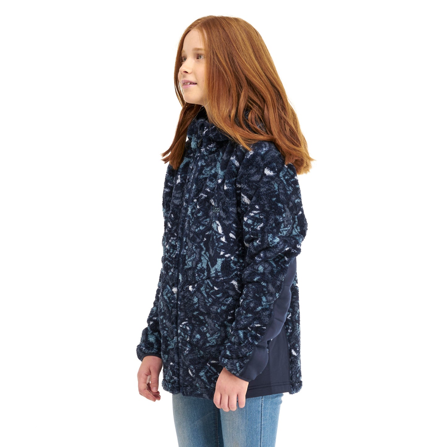 Chaqueta Teen Girl Cross Nano-F Shaggy Jacket Print Azul Marino Lippi