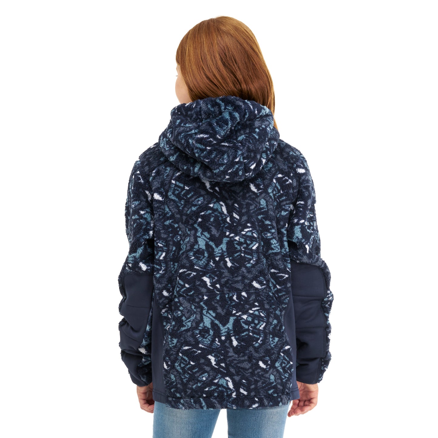 Chaqueta Teen Girl Cross Nano-F Shaggy Jacket Print Azul Marino Lippi