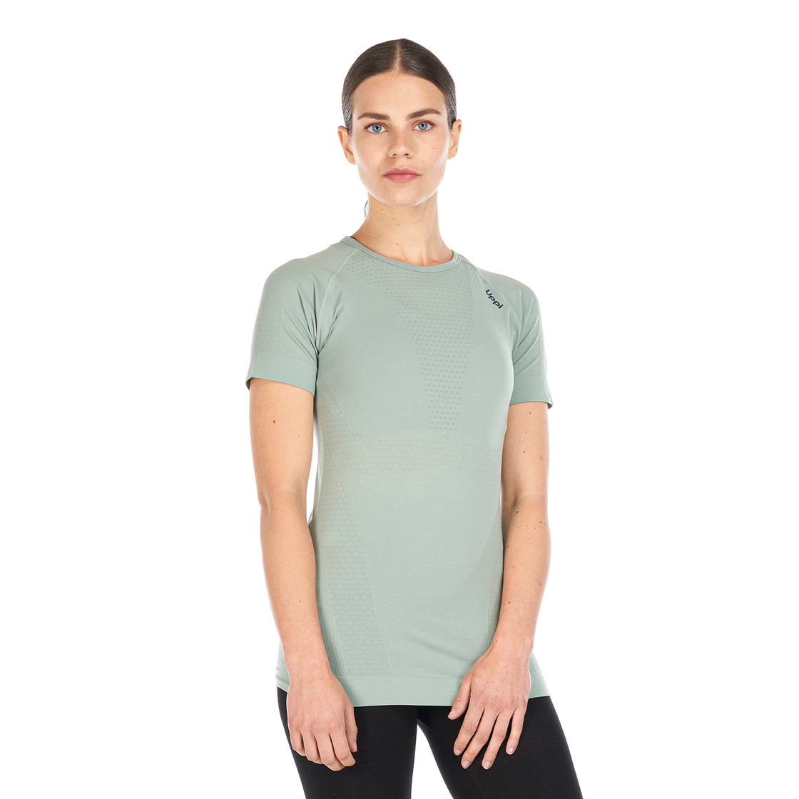 Primera Capa Mujer Skintec 1000 Seamless Short Sleeve Jade Lippi