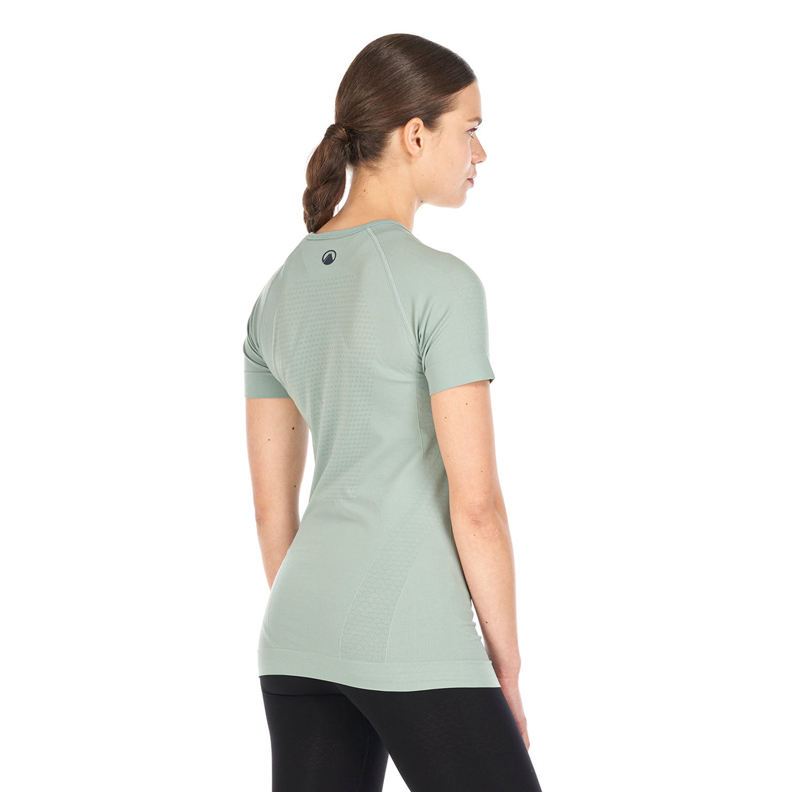 Primera Capa Mujer Skintec 1000 Seamless Short Sleeve Jade Lippi