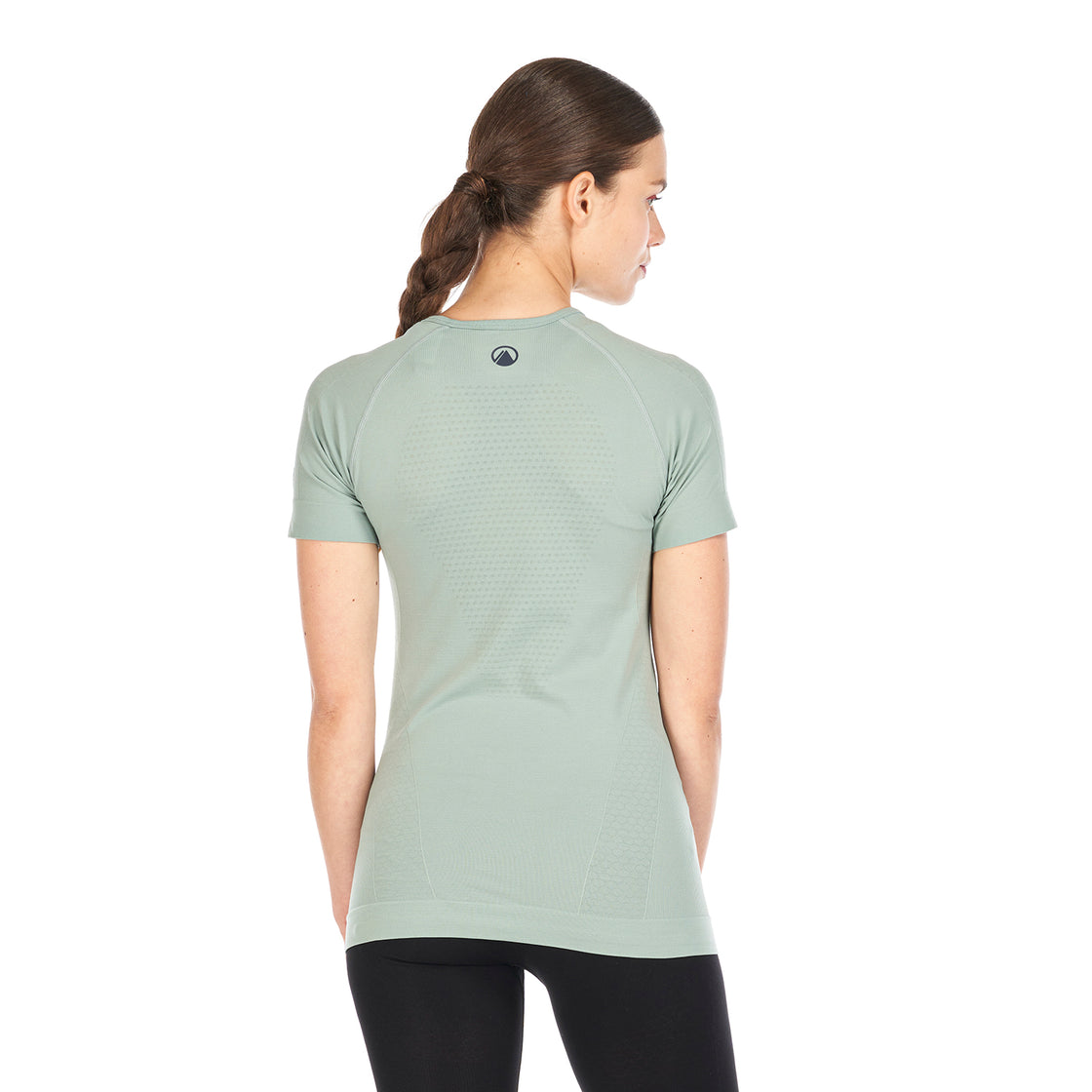 Primera Capa Mujer Skintec 1000 Seamless Short Sleeve Jade Lippi