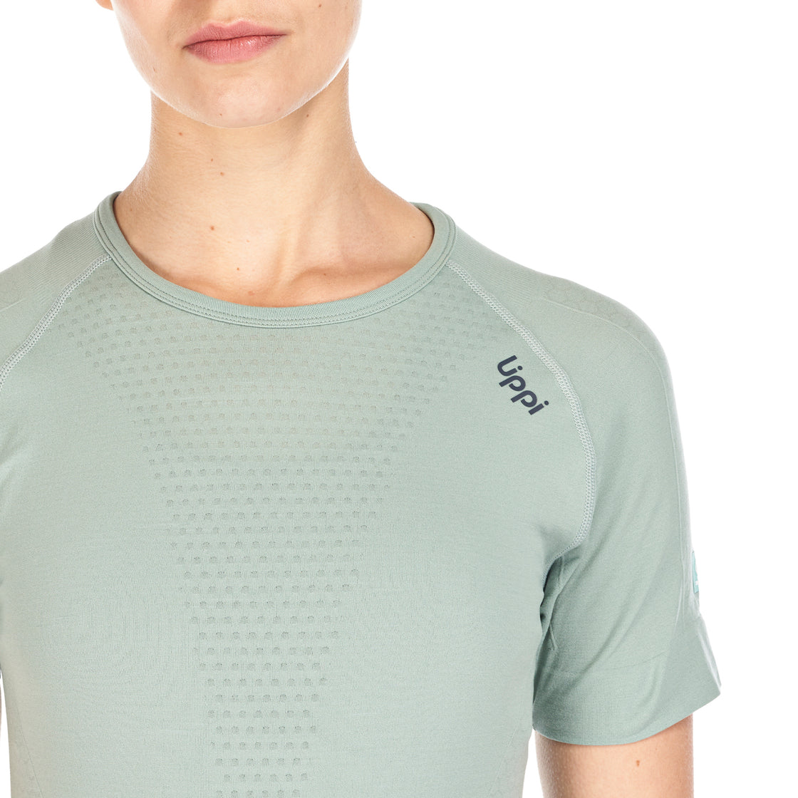 Primera Capa Mujer Skintec 1000 Seamless Short Sleeve Jade Lippi