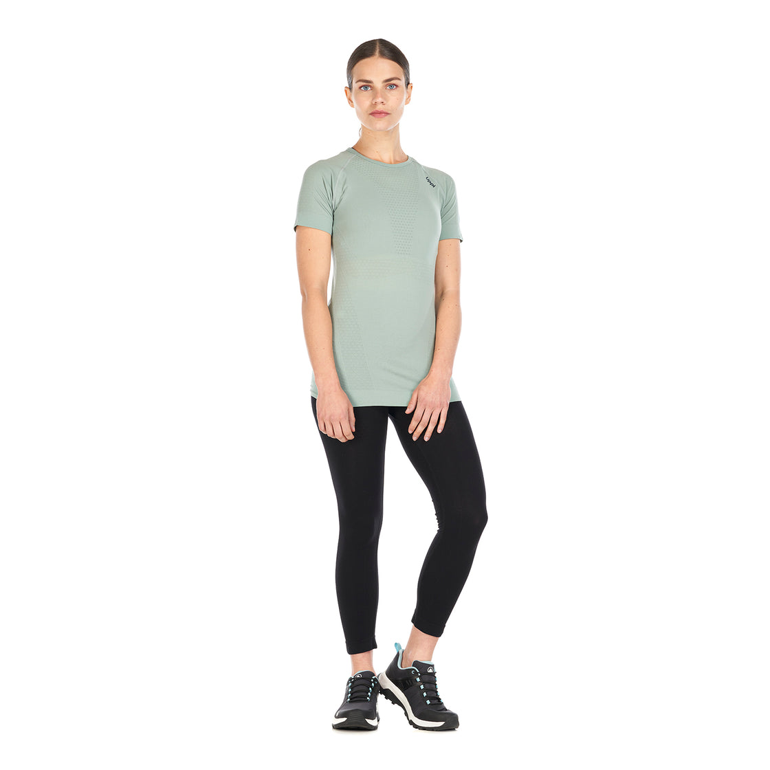 Primera Capa Mujer Skintec 1000 Seamless Short Sleeve Jade Lippi