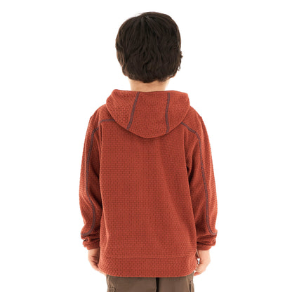 Poleron Niño Saltamontes Nano-F 14 Zip Hoody Terracota Lippi