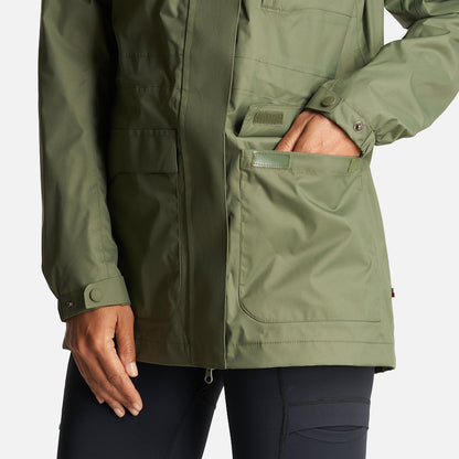 Chaqueta Mujer Kauai Verde Militar Haka Honu