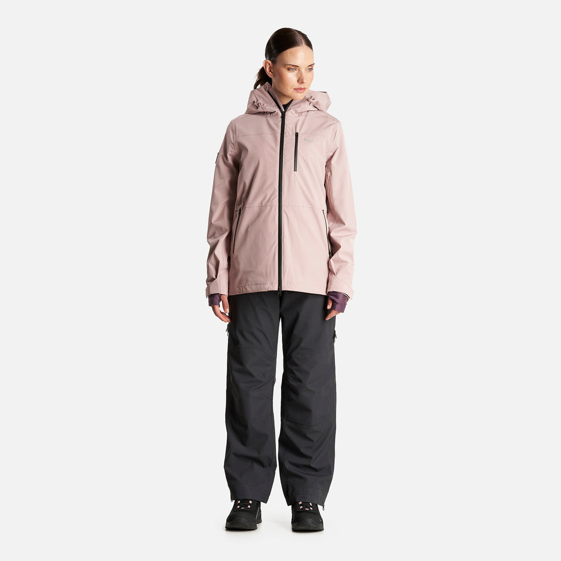 Chaqueta Mujer Sierra Nevada Light B-Dry Hoody Jacket Rosa Claro Lippi