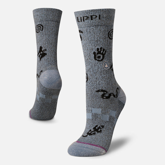 Calcetin Mujer Travel Walk Classic Socks Celeste Lippi