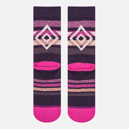 Calcetin Mujer Travel Walk Classic Socks Azul Melange Lippi