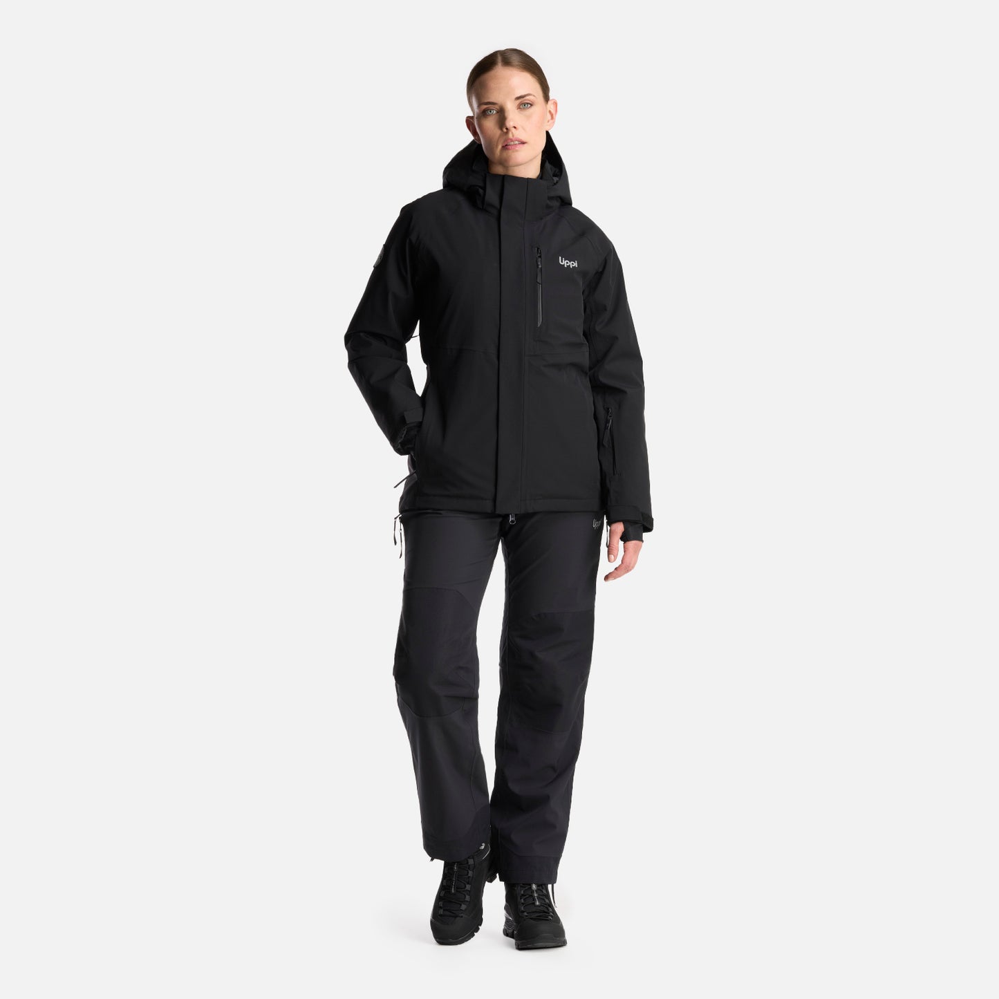 Chaqueta Mujer Andes B-Dry Hoody Jacket Negro Lippi