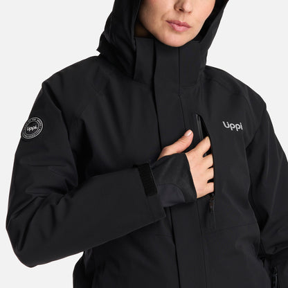 Chaqueta Mujer Andes B-Dry Hoody Jacket Negro Lippi