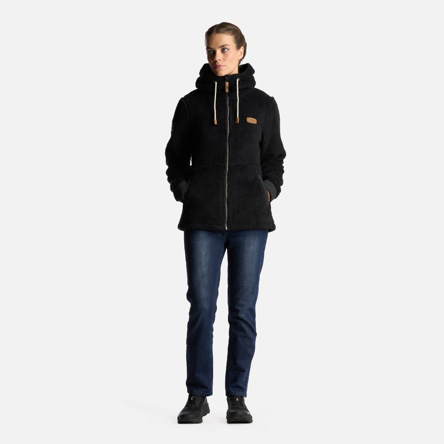 Chaqueta Mujer Bear Shaggy-Pro Hoody Jacket Negro Lippi