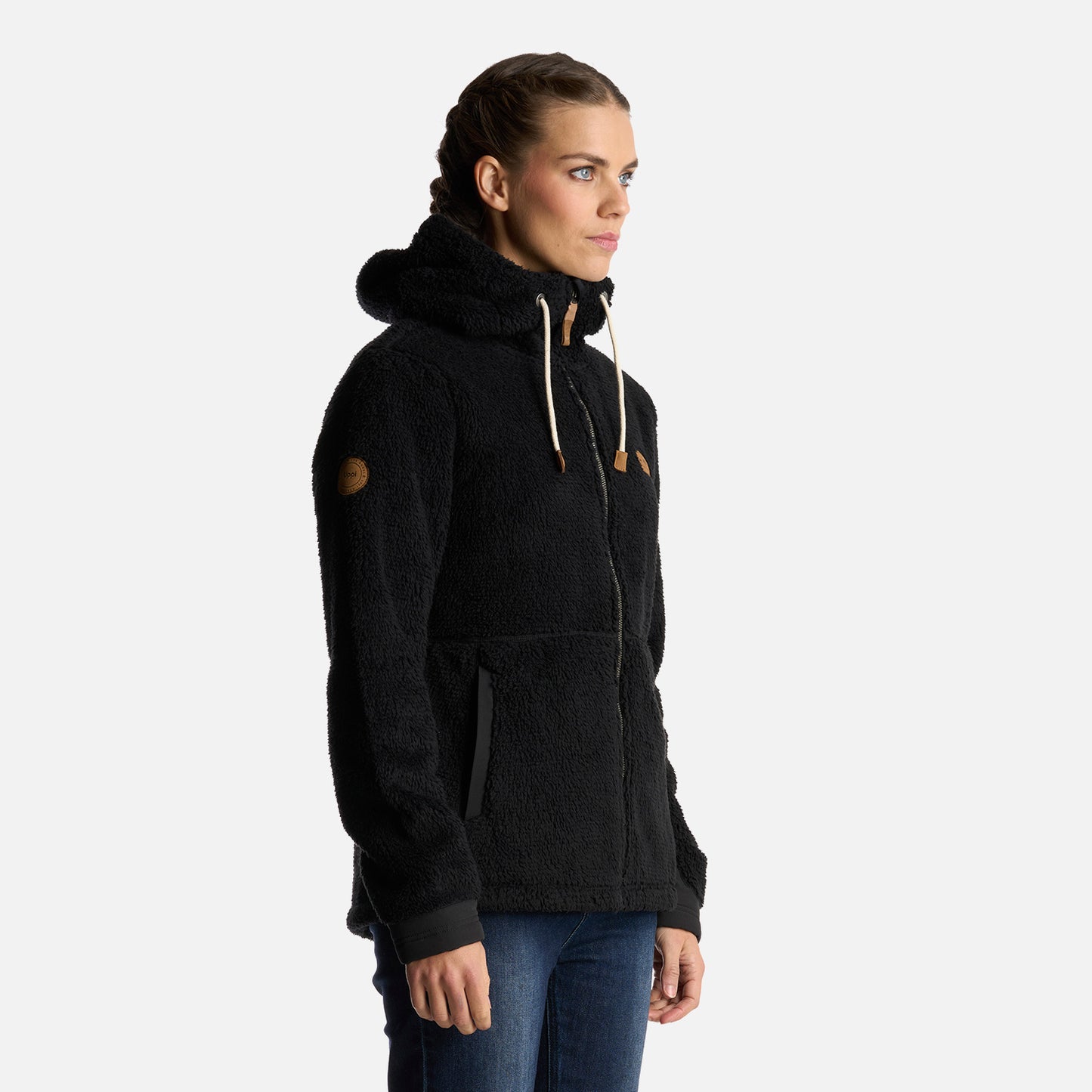 Chaqueta Mujer Bear Shaggy-Pro Hoody Jacket Negro Lippi